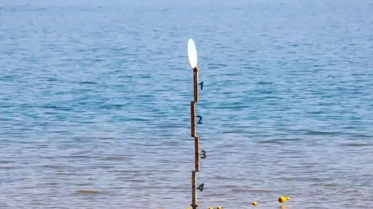 מפלס הכנרת בשפל, חוף גינוסר 15.10.25