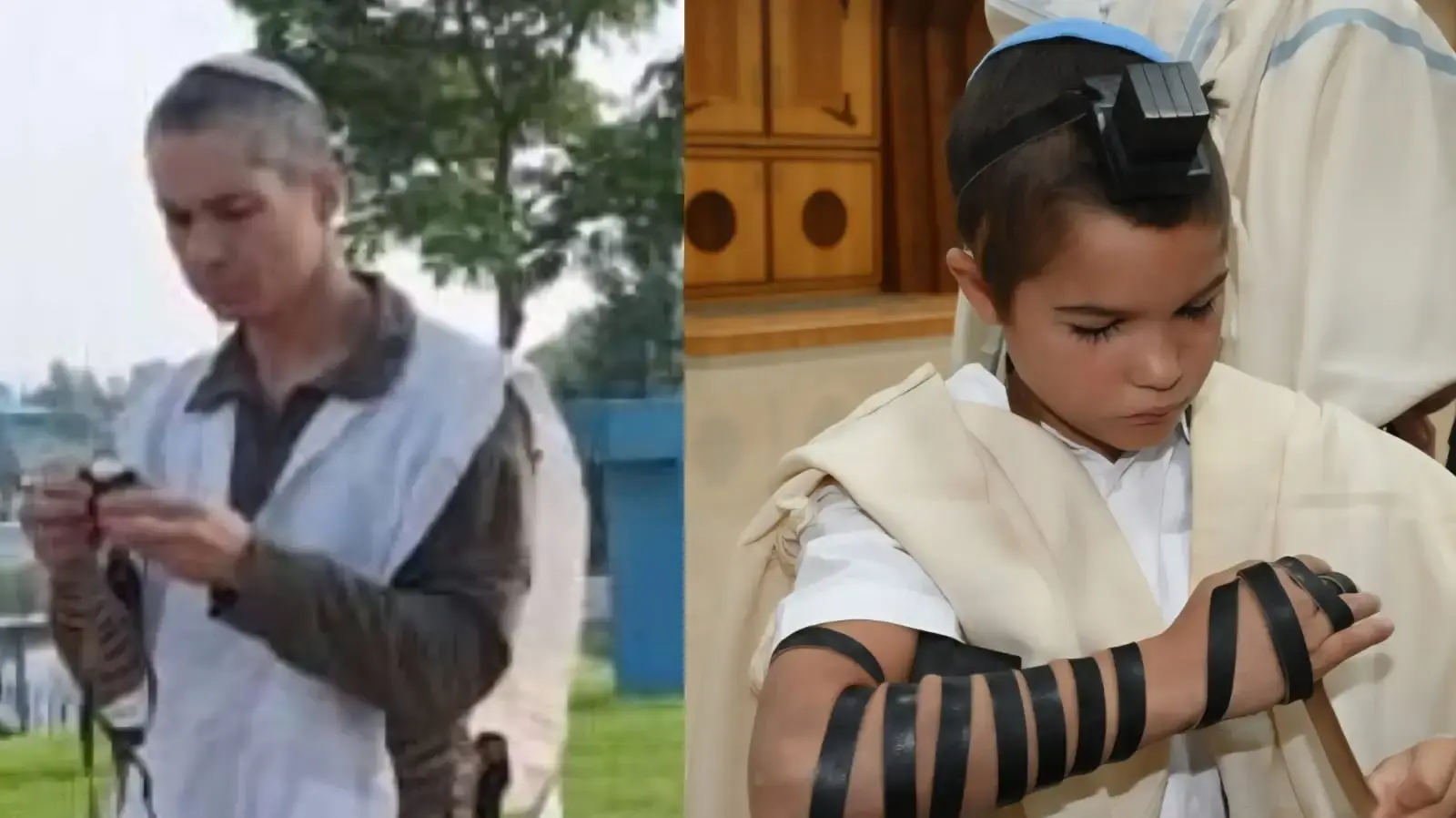 יהודה נאמן חגג בר מצווה וזכה להניח לראשונה את התפילין של אביו, ד"ר איתן נאמן ז"ל שנפל ב-7.10