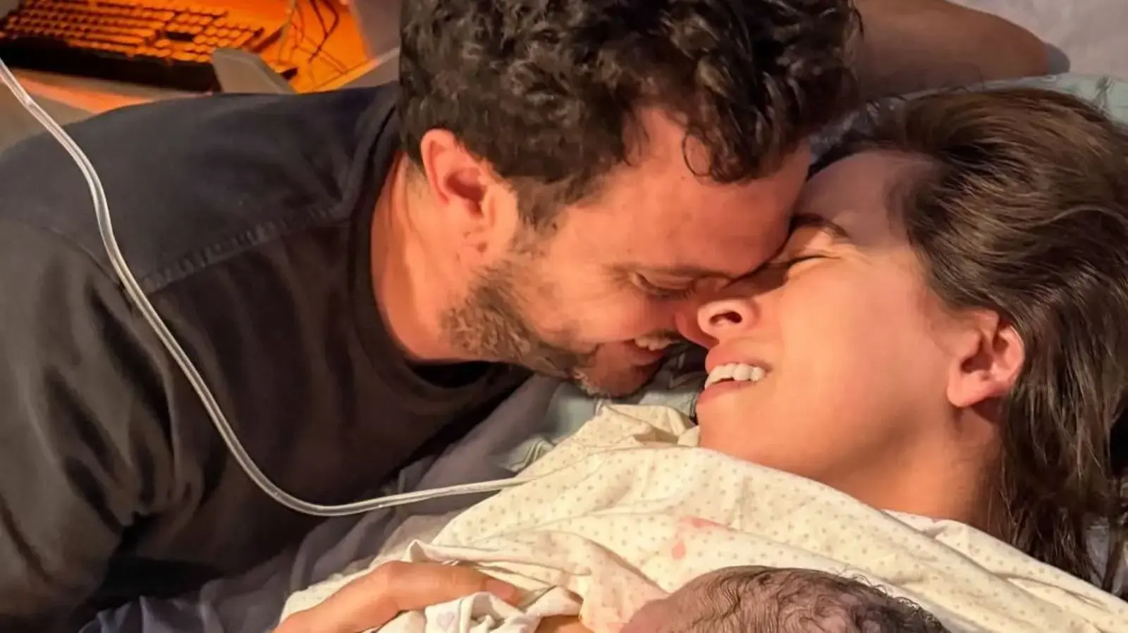 משי קלינשטיין ומתן מצפי עם בנם השני
