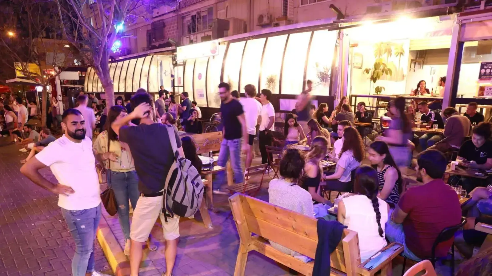 מסיבת רחוב ברינגלבלום בב״ש לכבוד פתיחת שנת הלימודים