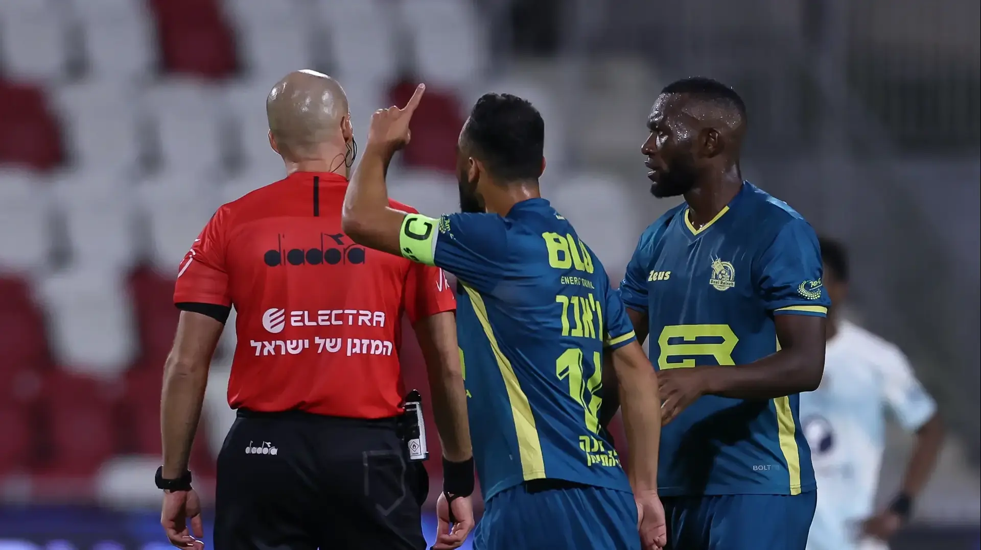 עבדאללה ג'אבר, מכבי בני ריינה, זועם על גל לייבוביץ', שופט כדורגל