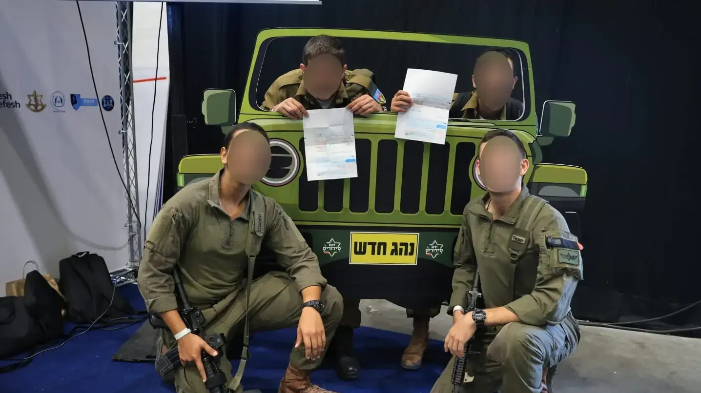 מאות חיילים בודדים המרו את רשיון הנהיגה הזר שלהם לישראל ב'יום סידורים' מיוחד