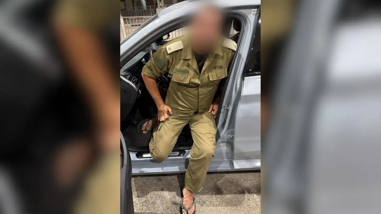 אדם לבוש במדי צה״ל בדרגת רב-סרן, הסיע שני חשודים תושבי שטחים ללא אישורים