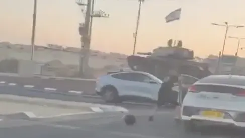 אלימות בכביש בבאר שבע