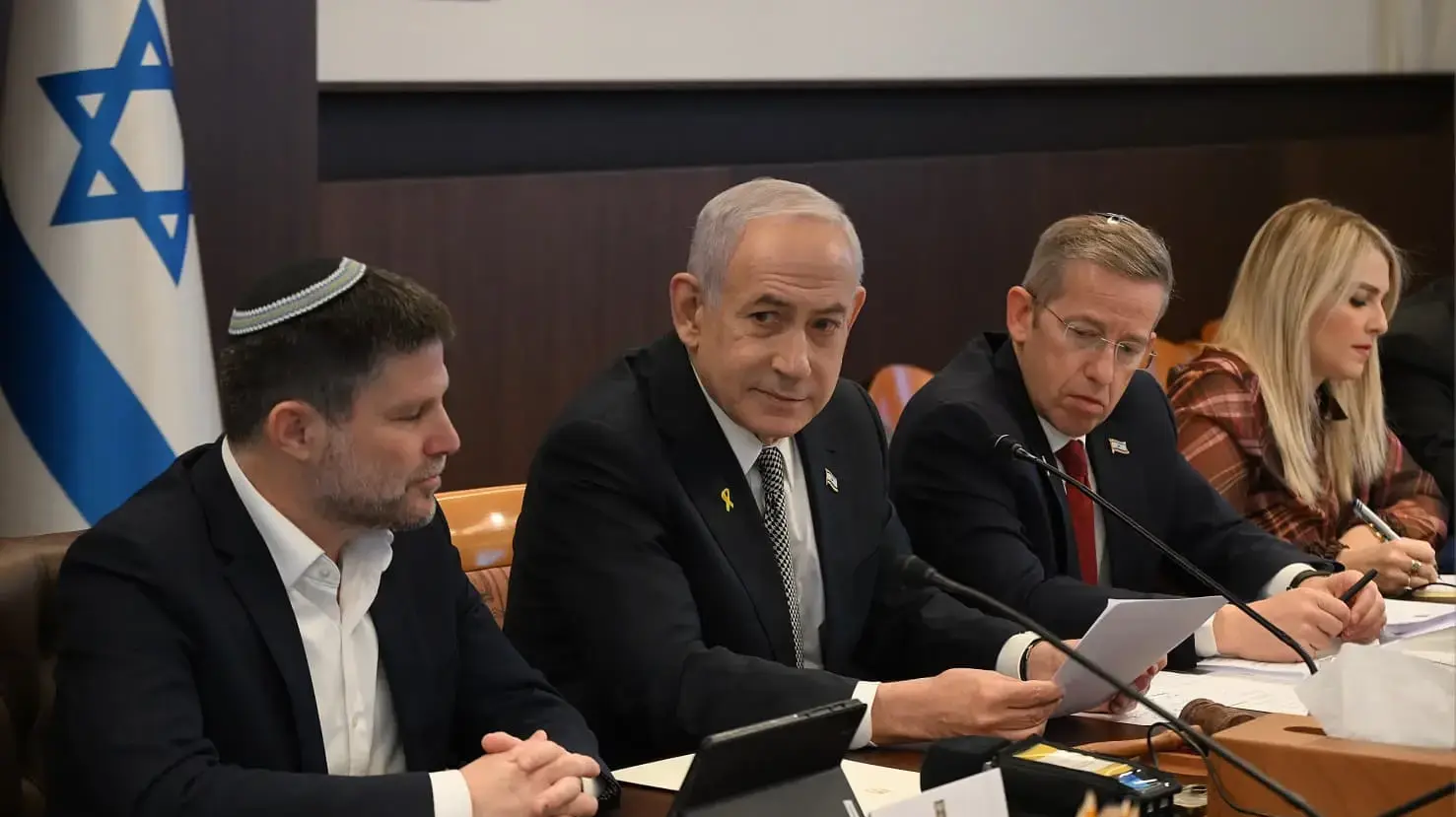 ראש הממשלה בנימין נתניהו בישיבת הממשלה לאישור תקציב המדינה לשנת 2026, 4 בדצמבר 2025