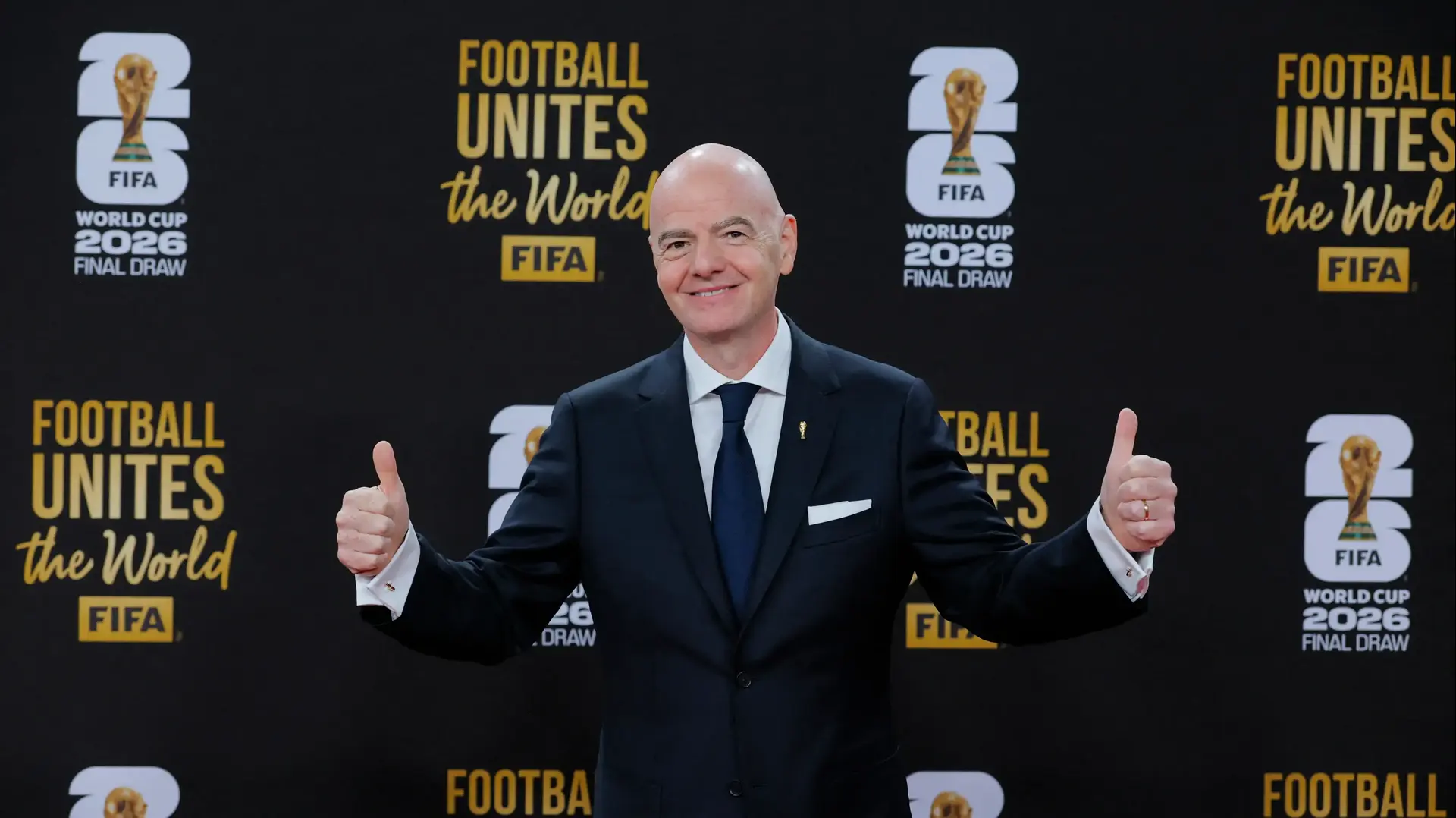 ג'אני אינפנטינו נשיא פיפ"א, הגרלת מונדיאל 2026 ג'אני אינפנטינו נשיא פיפ"א, הגרלת מונדיאל 2026