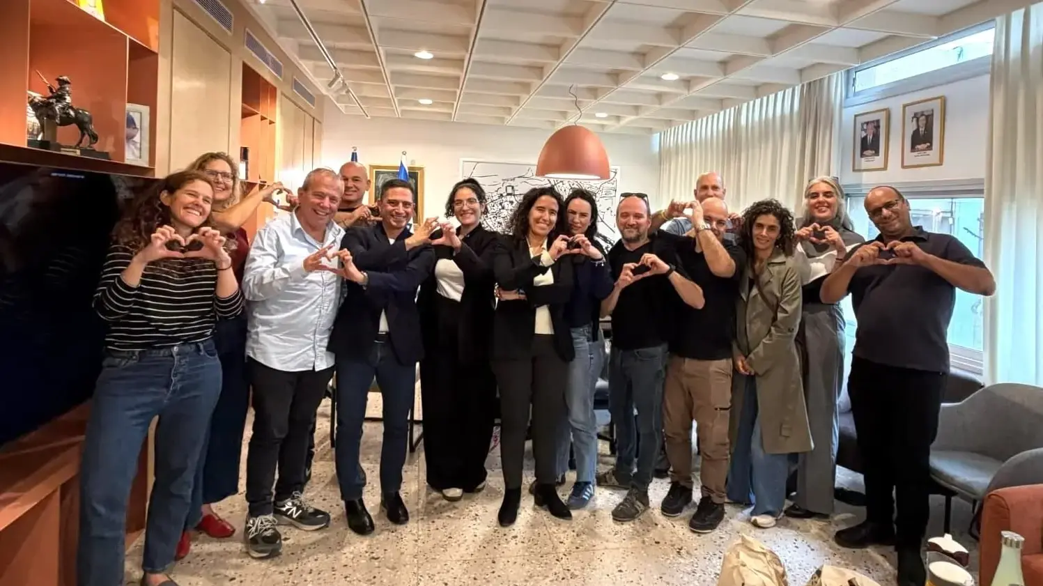 ​קהילת נירים סיימה את שהותה בבאר שבע