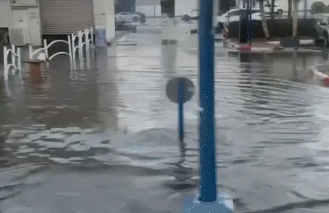 הצפות בעיר אילת בעקבות הגשמים העזים, 6 בדצמבר 2025