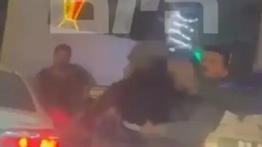 תיעוד המעצרים מחוץ לתל שבע