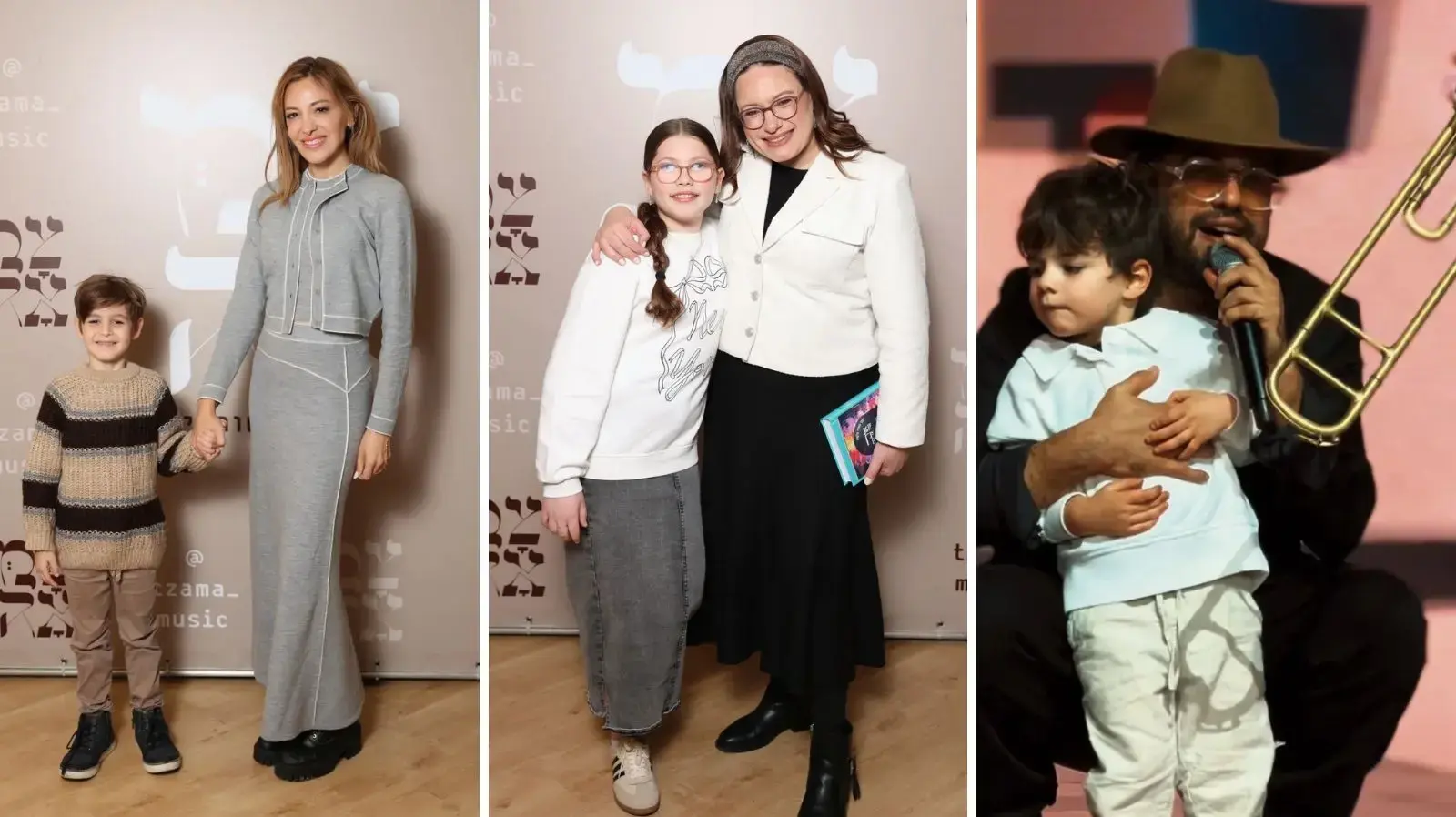 בניה ברבי, סיון רהב מאיר, מירי מיכאלי והילדים בפסטיבל "צמאה"