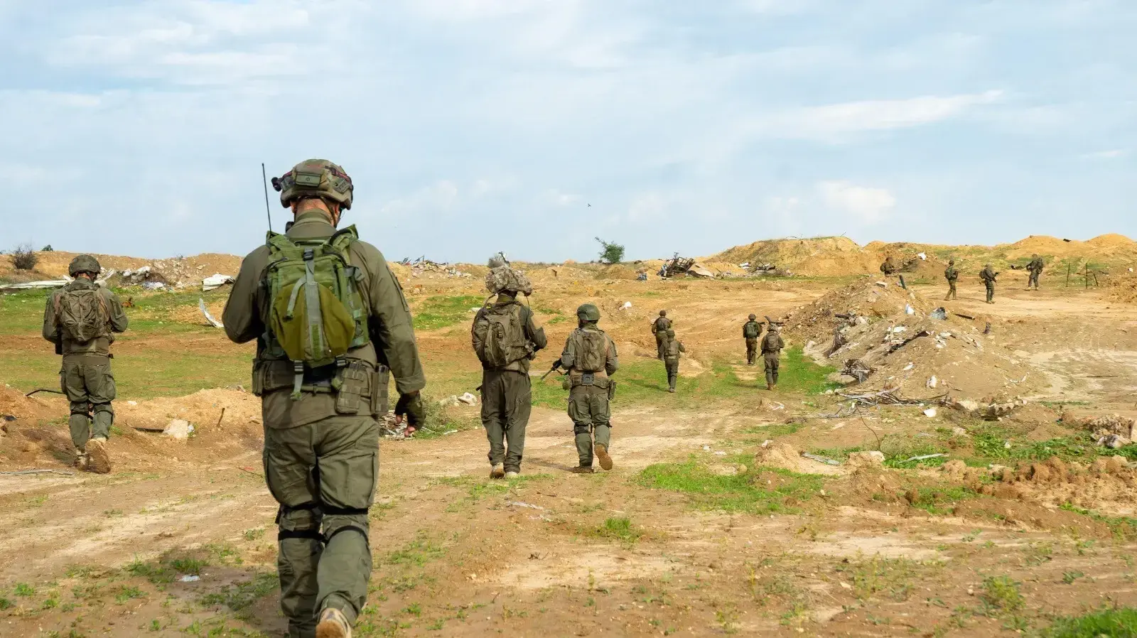 פעילות חטיבת המילואים כרמלי במרחב הקו הצהוב בצפון רצועת עזה