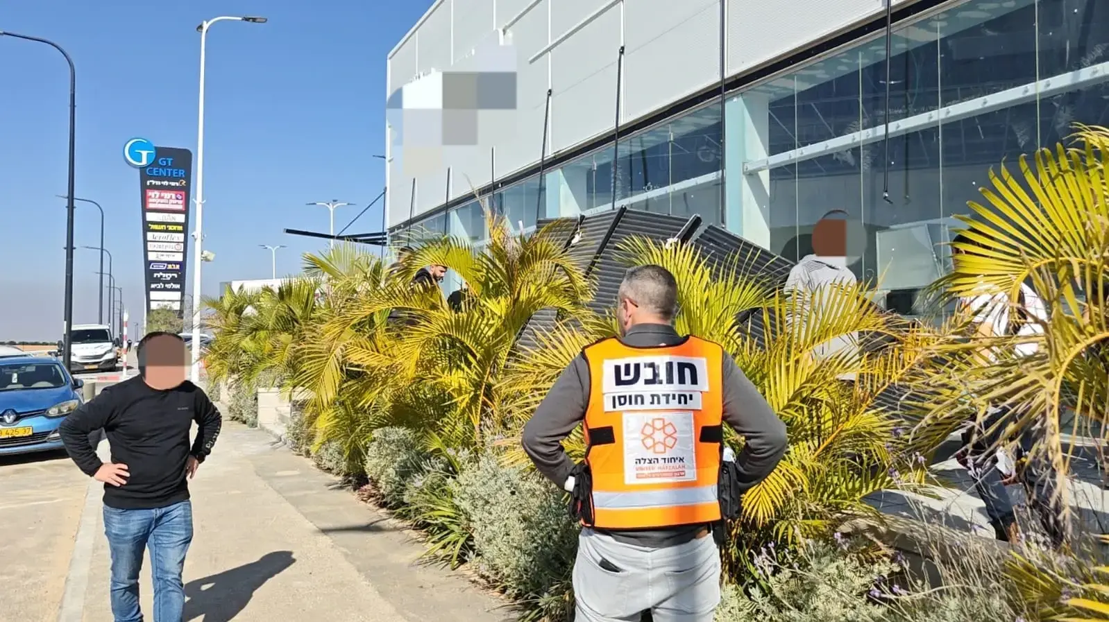 זירת התאונה באופקים