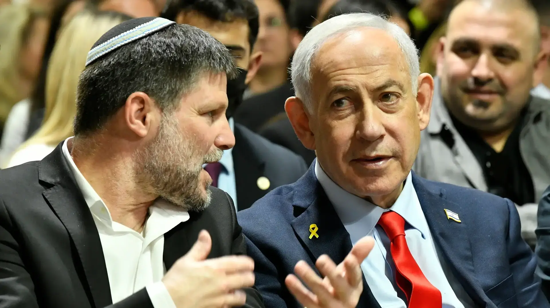 רה"מ בנימין נתניהו, שר האוצר בצלאל סמוטריץ',טקס הארכת הקו האדום של הרכבת הקלה לראשון לציון, 25 בדצמבר 2025
