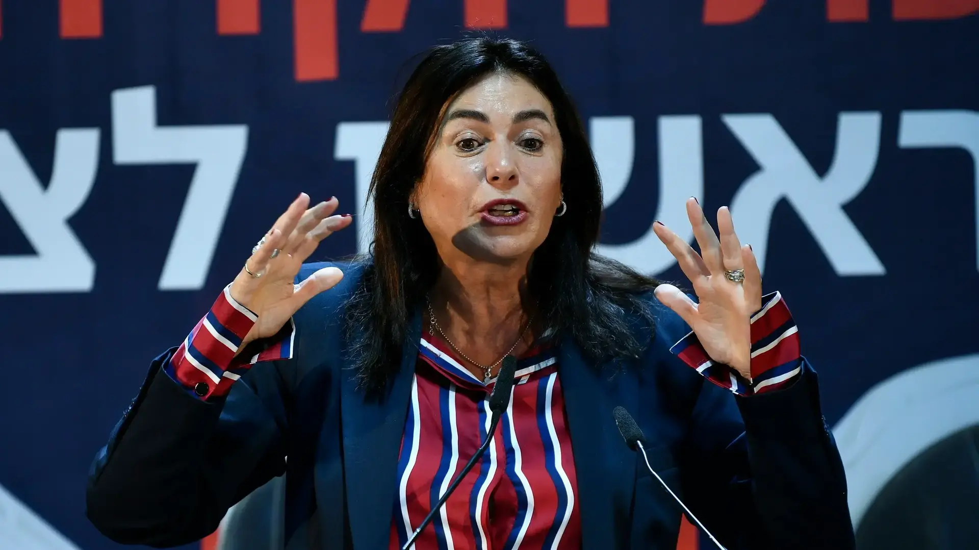 מירי רגב, שרת התחבורה,  טקס הארכת הקו האדום של הרכבת הקלה לראשון לציון, 25 בדצמבר 2025