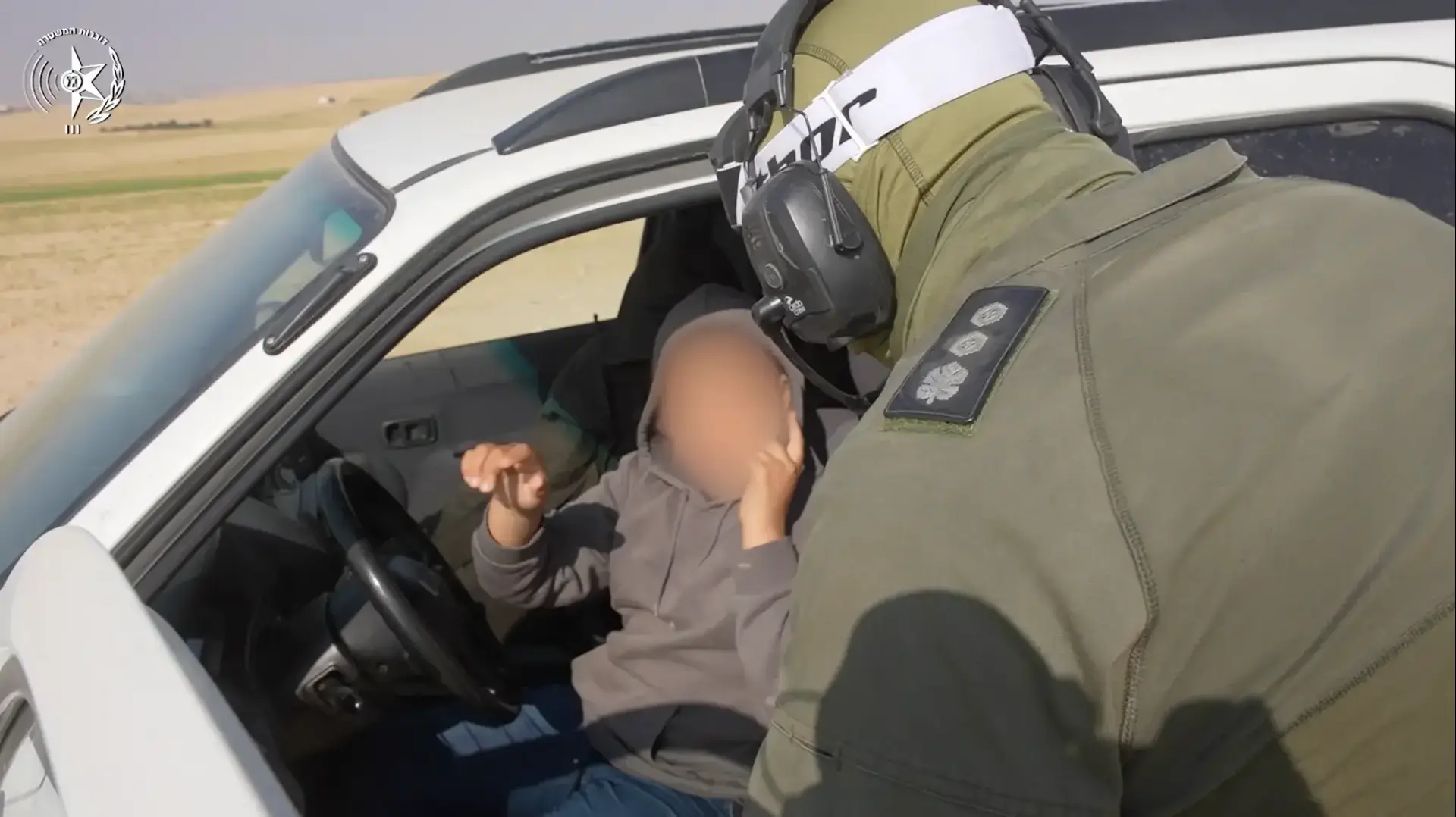 בפעילות המשטרה, בן 13 נתפס נוהג ברכב בנגב