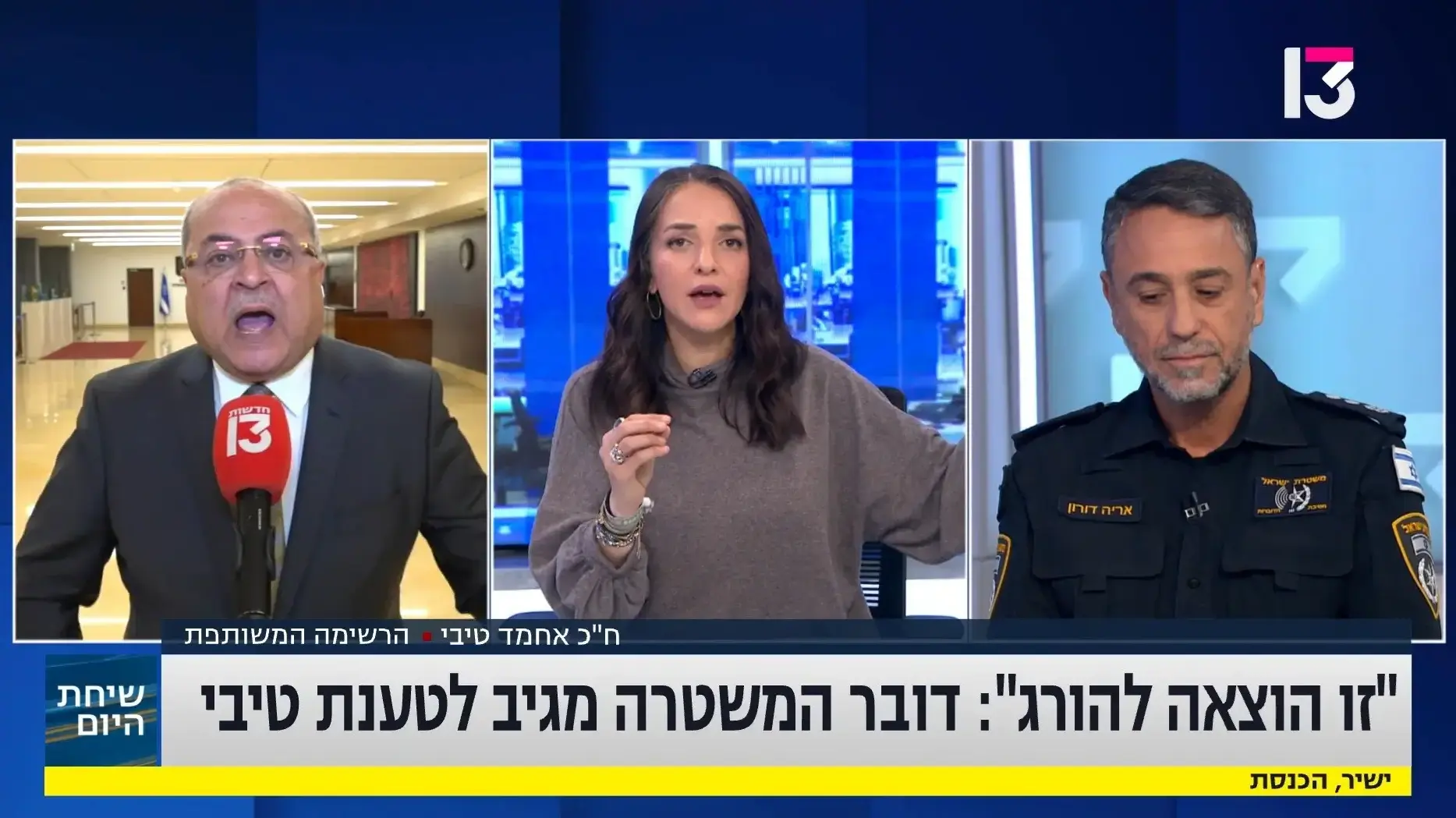 אחמד טיבי אריה דורון