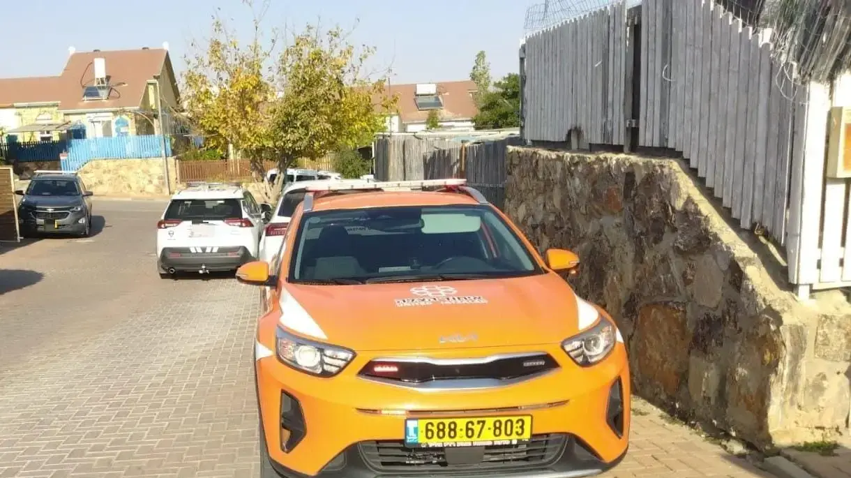 זירת התאונה בערד