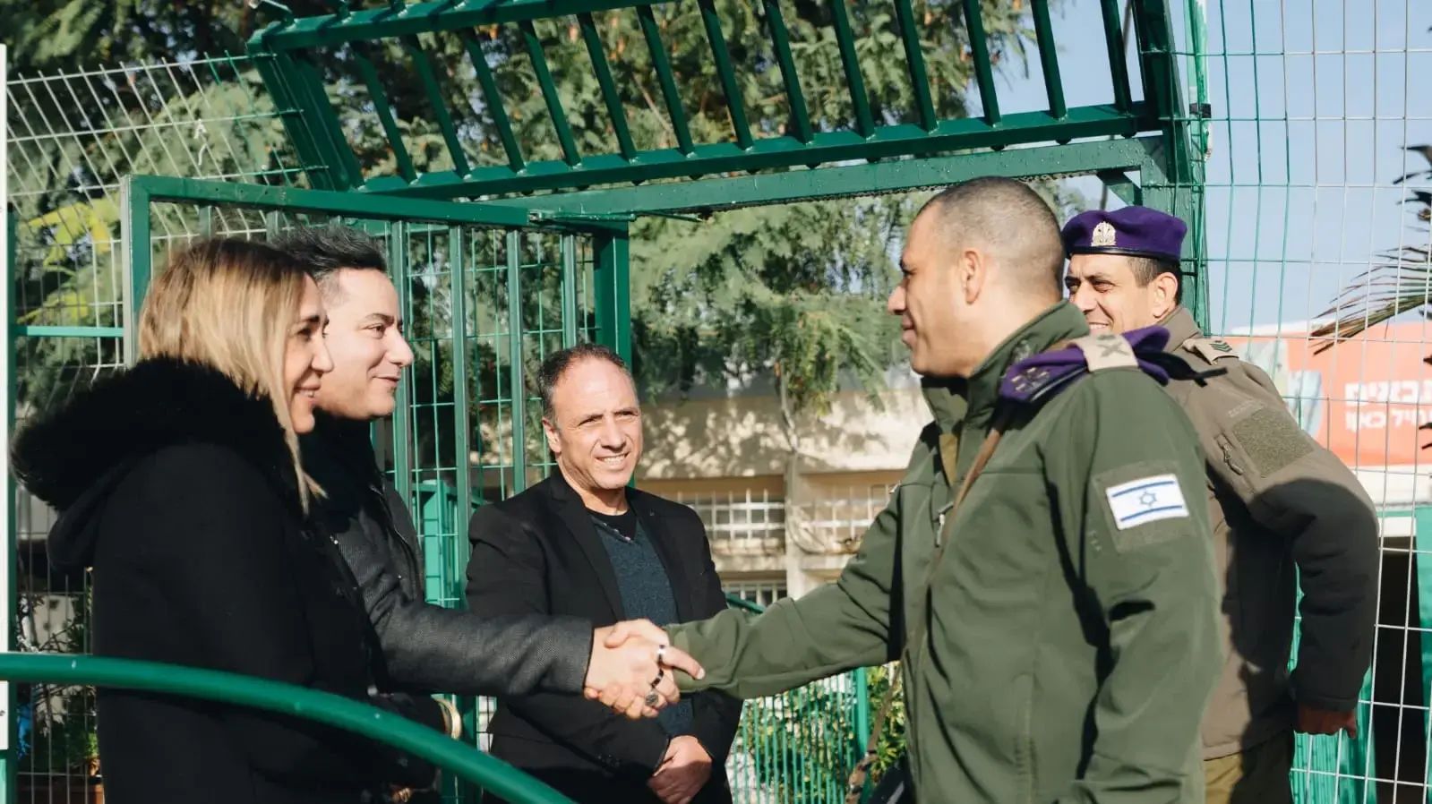 האלוף דדו-בר כליפא  בביקור בתיכון ''יוצר עתיד''