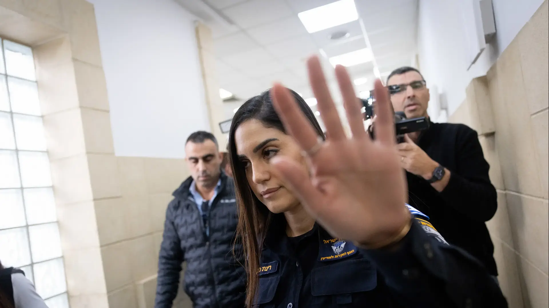 רינת סבן בדיון לגבי אי קידומה במשטרה , בימ"ש מחוזי ירושלים