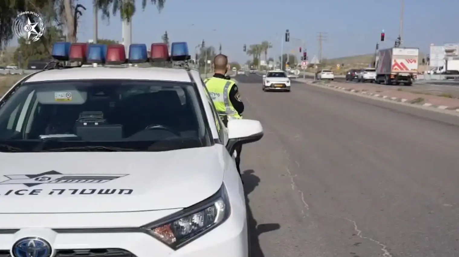 אכיפה בכבישי הדרום