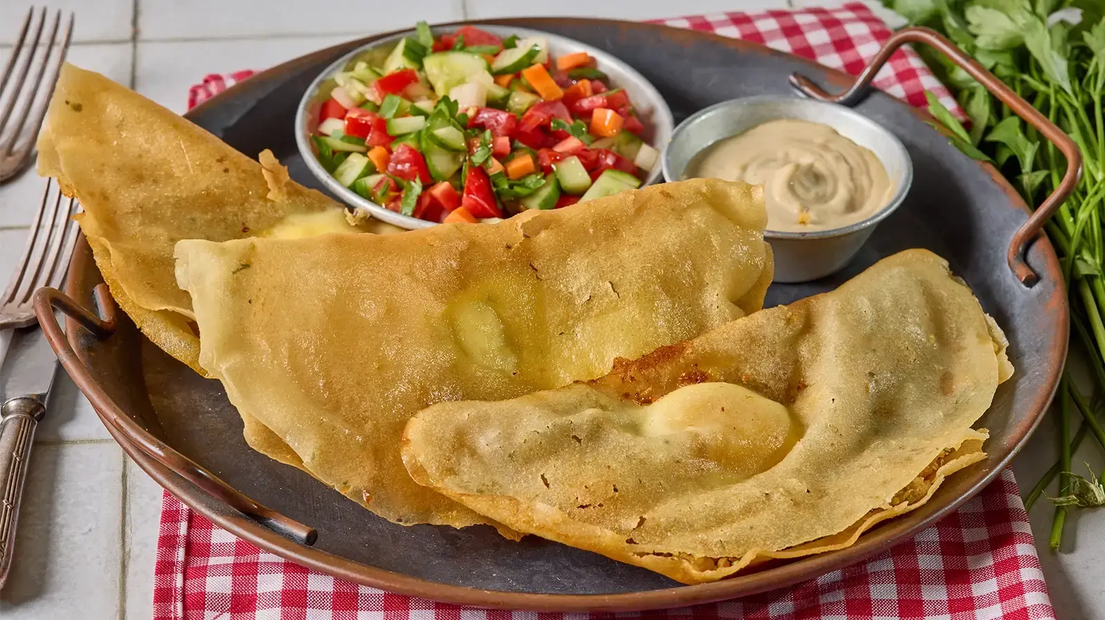 מתכון בוריק עם חומוס סוגת