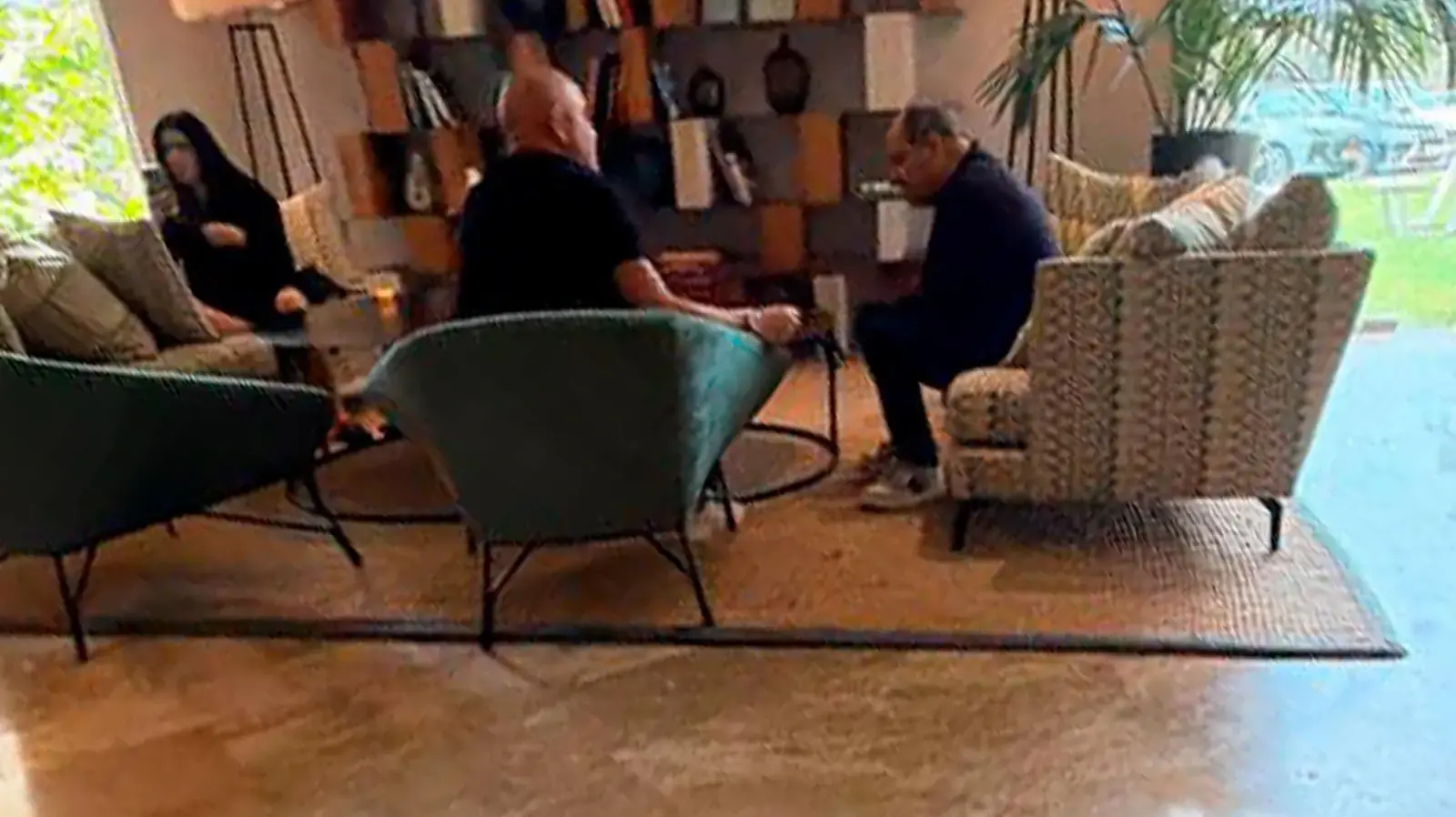 יוסי אבוקסיס נפגש עם יו"ר בני סכנין, מוחמד אבו יונס