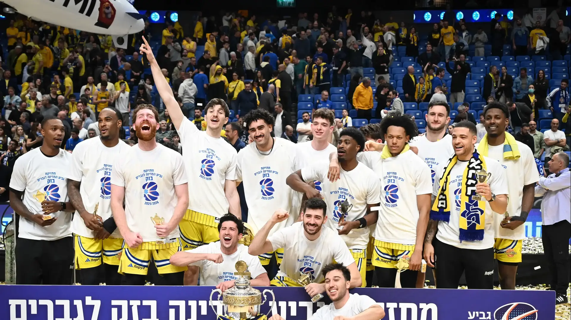 מכבי תל אביב מחזיקת גביע המדינה בכדורסל