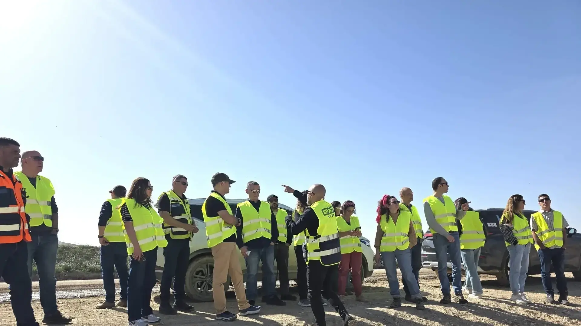 צמרת המשרד להגנת הסביבה בביקור מקצועי בפארק המיחזור "דודאים"