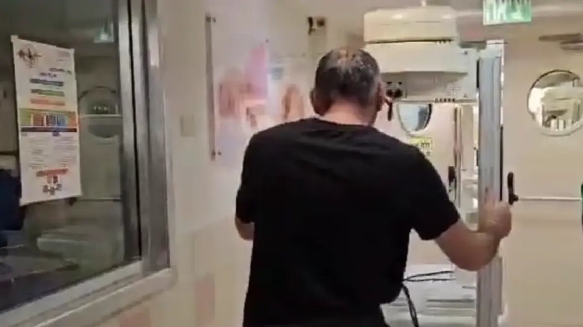 פינוי חולים למרחבים מוגנים בסורוקה
