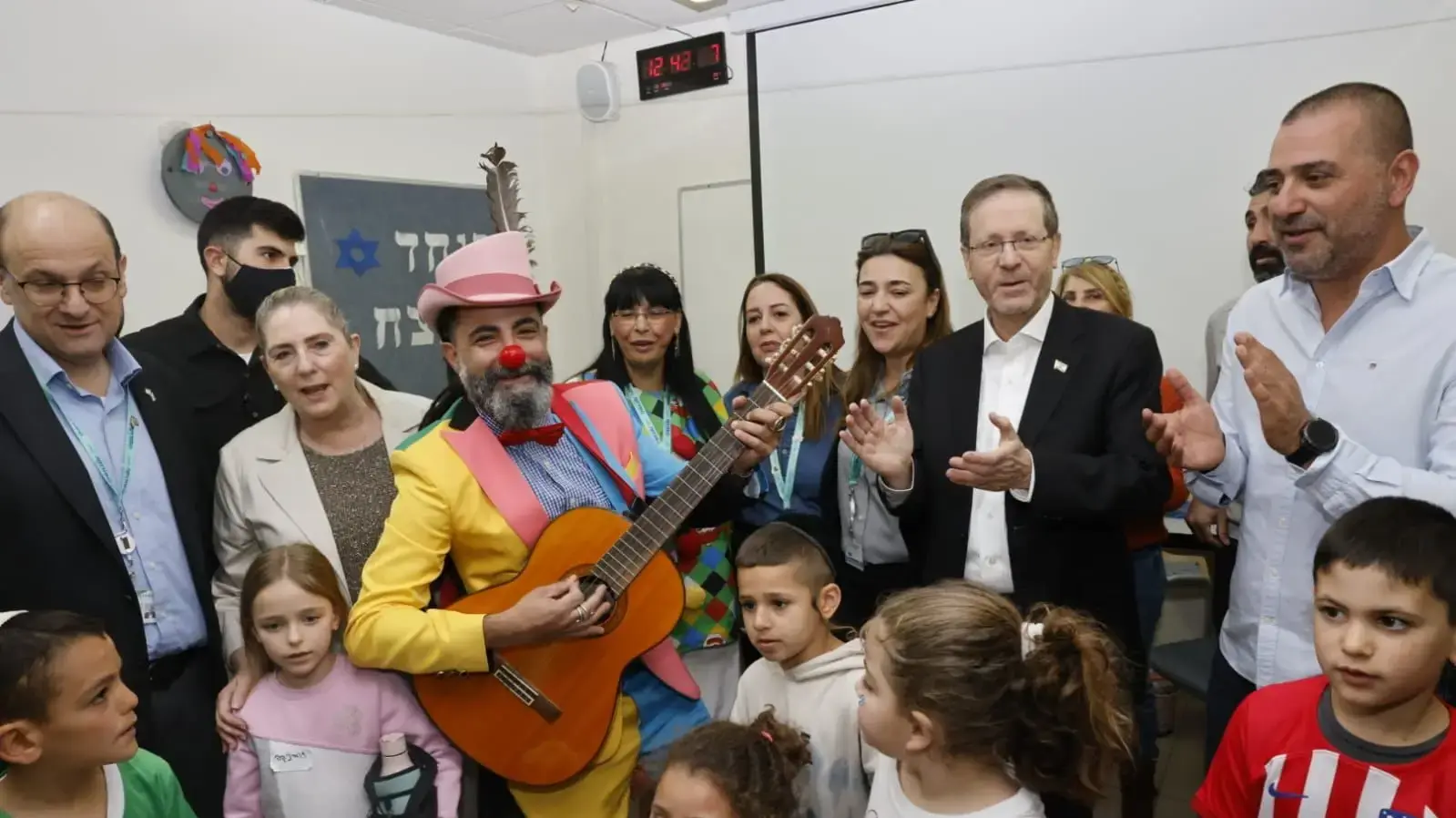נשיא המדינה יצחק הרצוג ורעייתו ביקרו בסורוקה