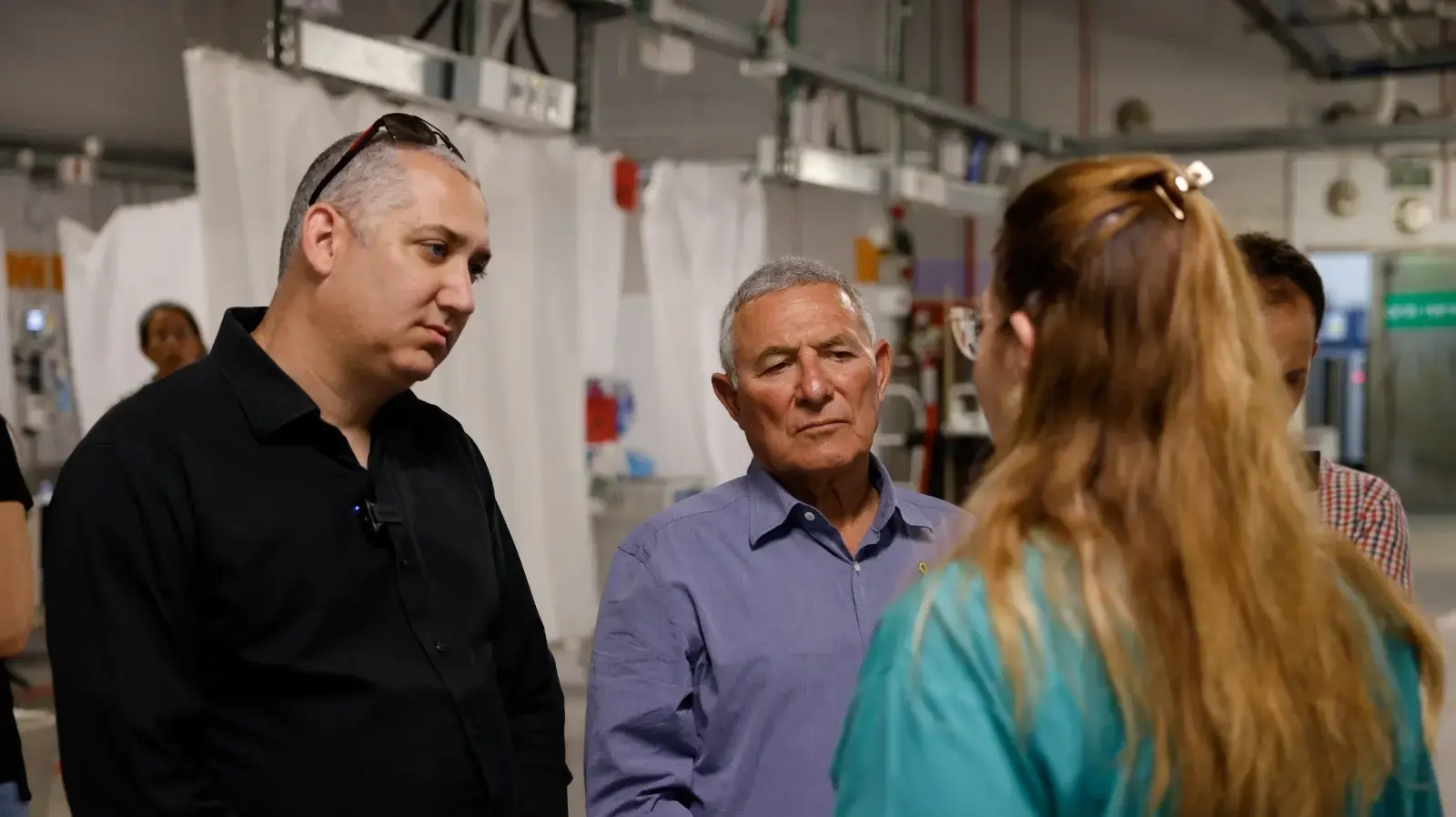 יו"ר הסוכנות היהודית אלוף (במיל) דורון אלמוג והמנכ"ל יהודה סטון