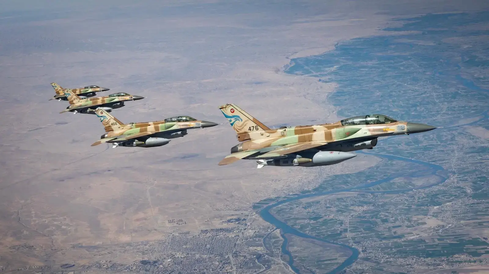 תיעוד ראשון מהאוויר: מטוסי קרב של חיל האוויר בדרכם לתקיפה באיראן