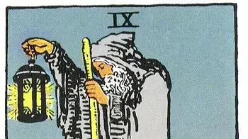 טארוט קלף הנזיר hermit