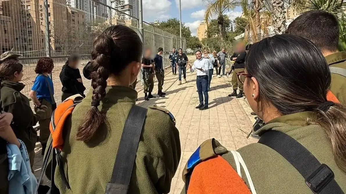 צוערי השלמת הקצונה העורפית והקרבית של חטיבת החילוץ הגיעו לבאר שבע