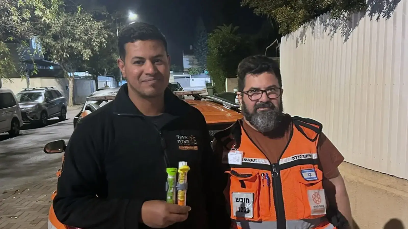 חובשי איחוד הצלה בזירה