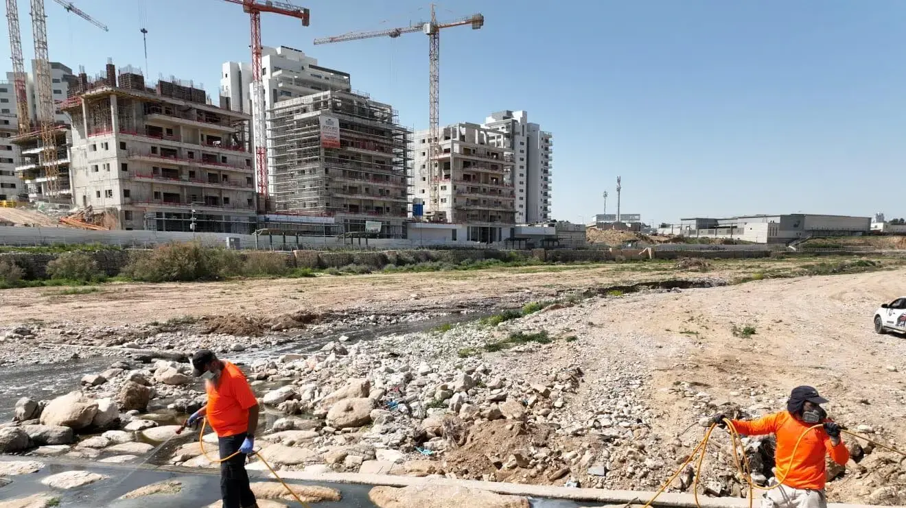 הדברה בנחל באר שבע
