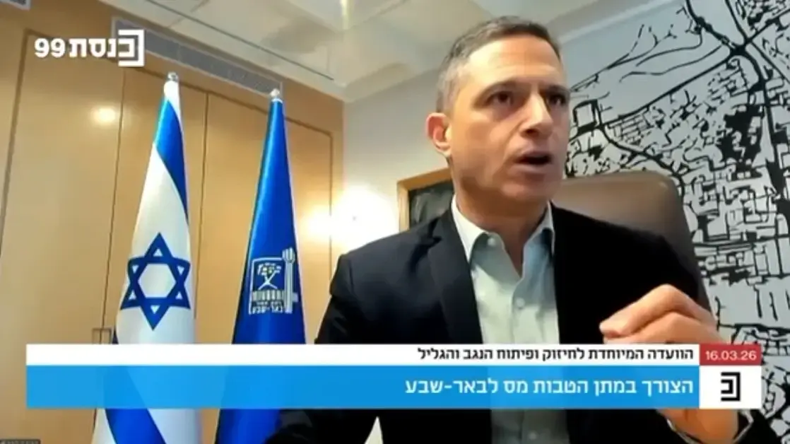 דיון בועדה לחיזוק ופיתוח הנגב והגליל