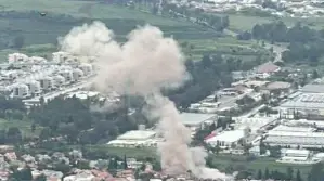 תיעוד פגיעה ישירה בקריית שמונה