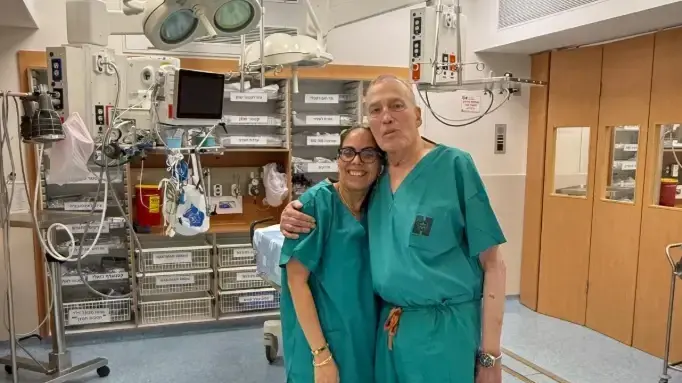 פרופ׳ גבי אלבז ופרופ׳ אבי ריבקינד