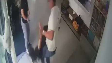 תיעוד מצלמות האבטחה במעון בבאר שבע