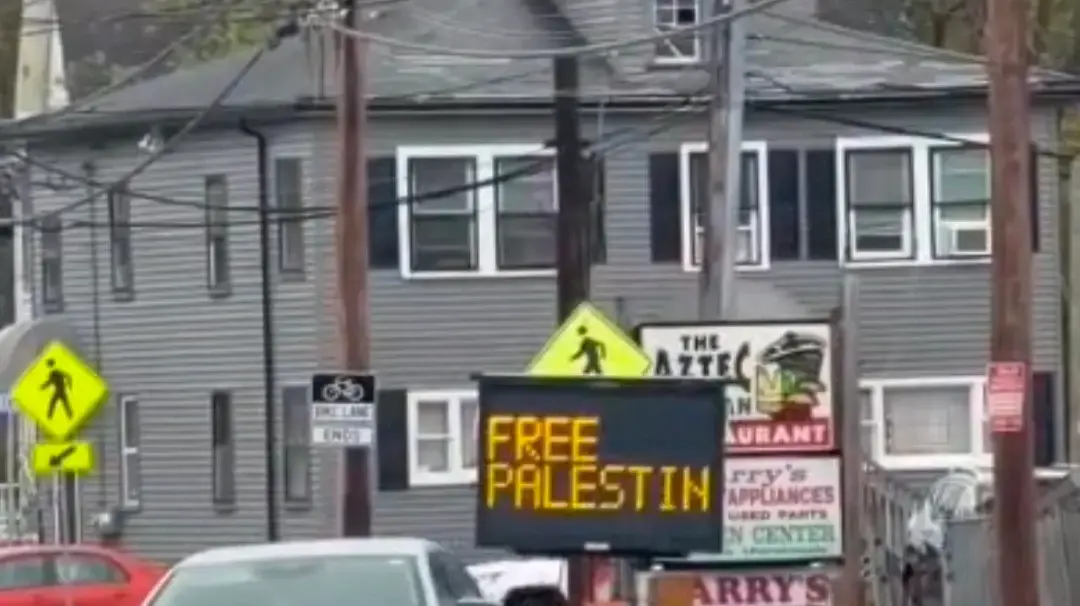 שלט נאטיק Free Palestine