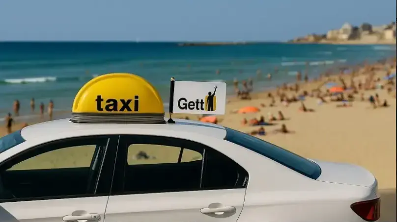 מונית Gett בחוף