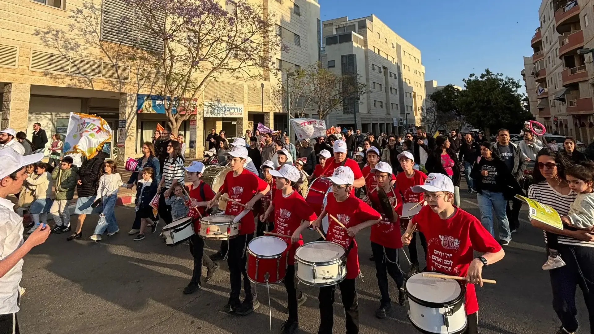 תהלוכת ל"ג בעומר בשכונת רמות בבאר שבע