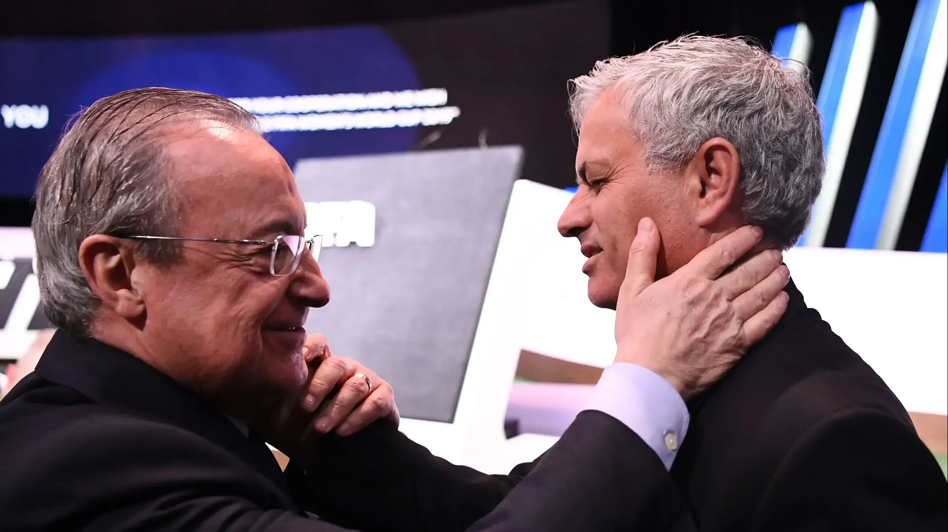 ז'וזה מוריניו עם פלורנטינו פרס