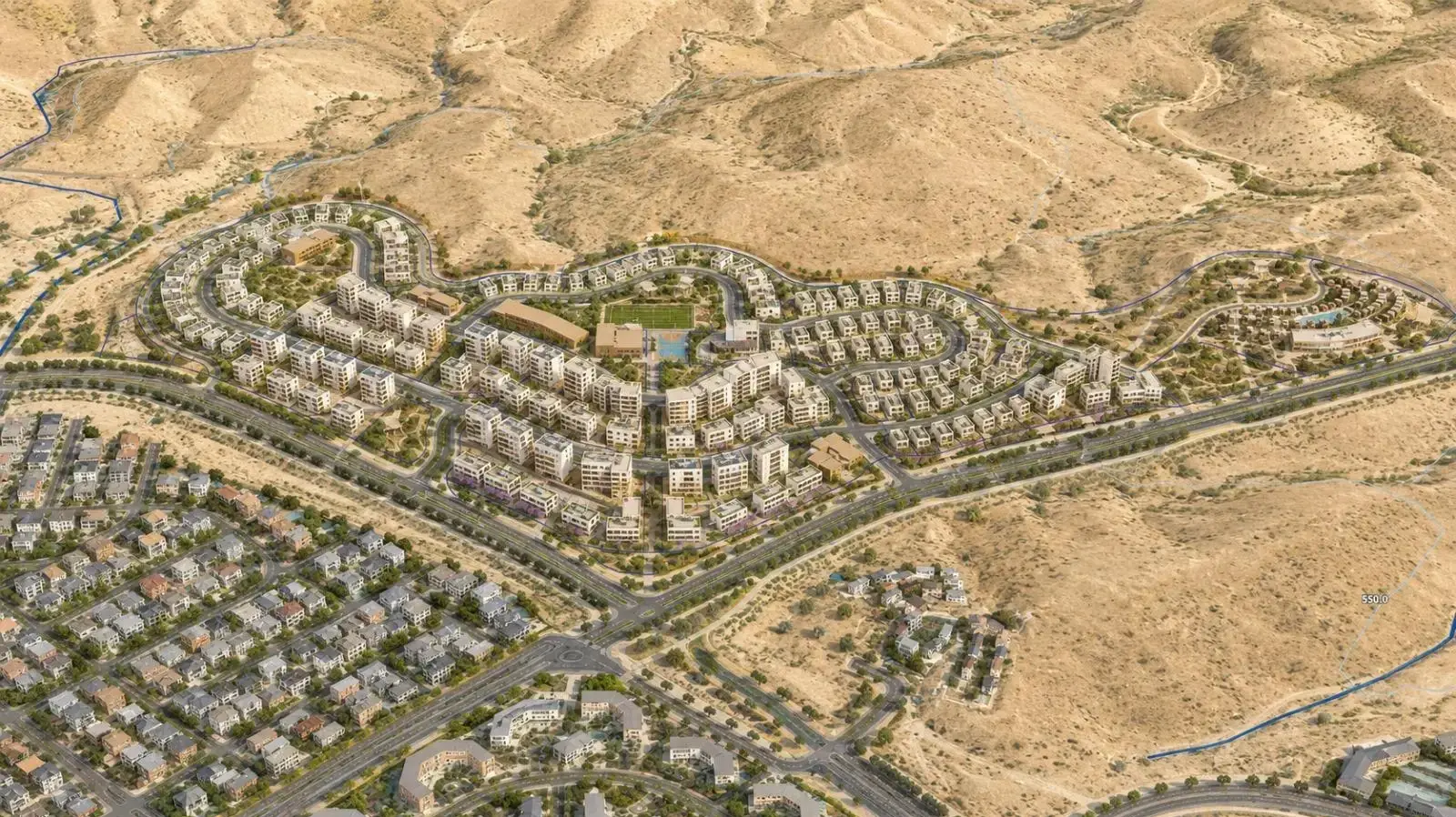 שכונת "הנרקיסים" בדימונה
