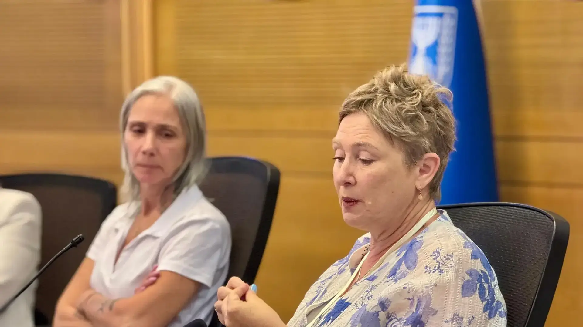 איריס חיים בכנס חירום בכנסת על שמירת זרע של אדם שנפטר, 20 במאי 2026