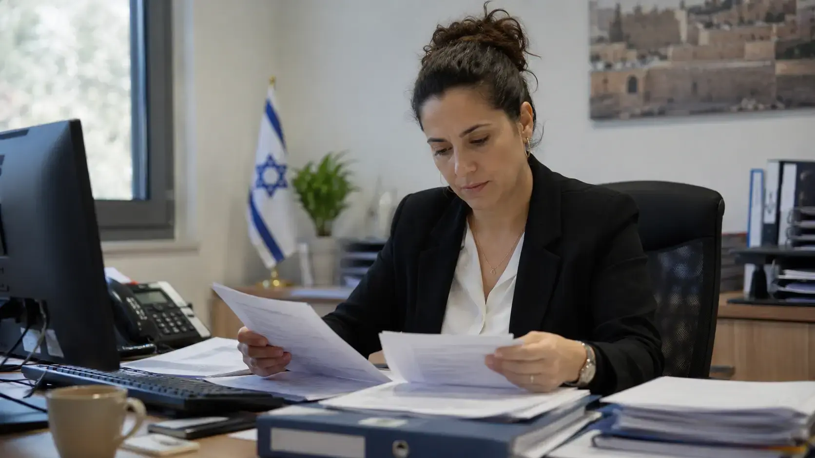 עובדת במגזר הציבורי בישראל