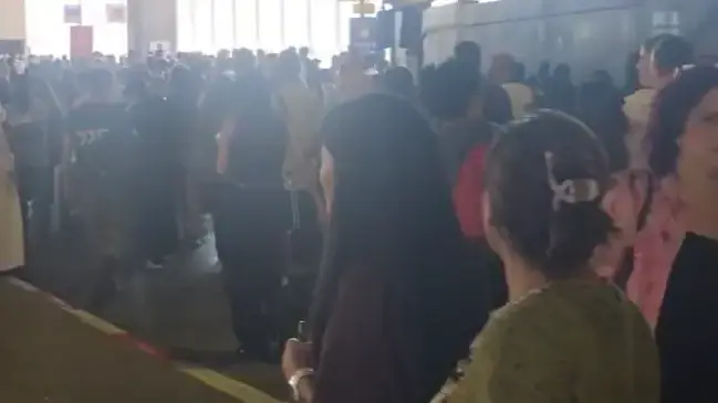 כאוס בנתב"ג עקב חסימת הרכבות בשל הפגנת חרדים. 11 ביוני 2026