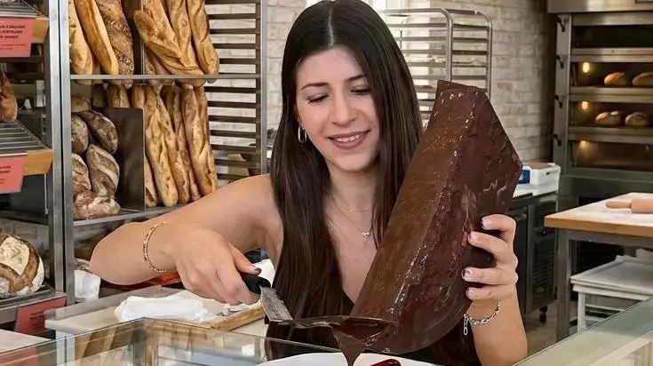 ד"ש טעים מפריז. נטע סלונים עם גלגל שוקולד בפסטיבל פורט שף