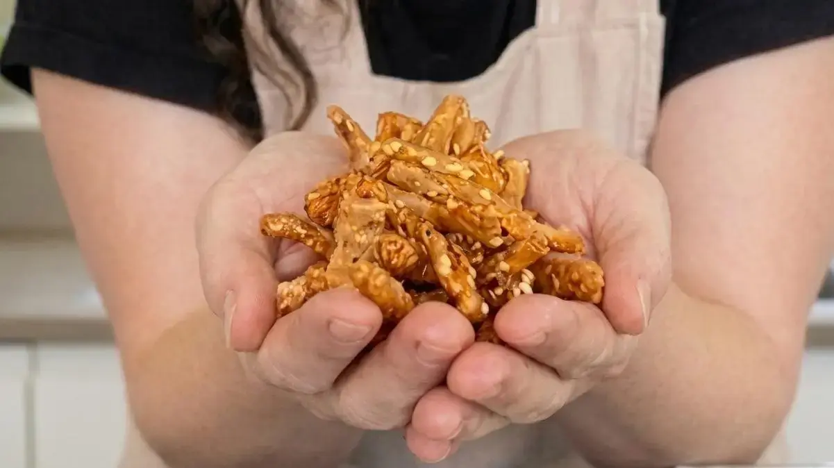 קראנץ' שנשמע למרחקים. בייגלה מדפי אורז